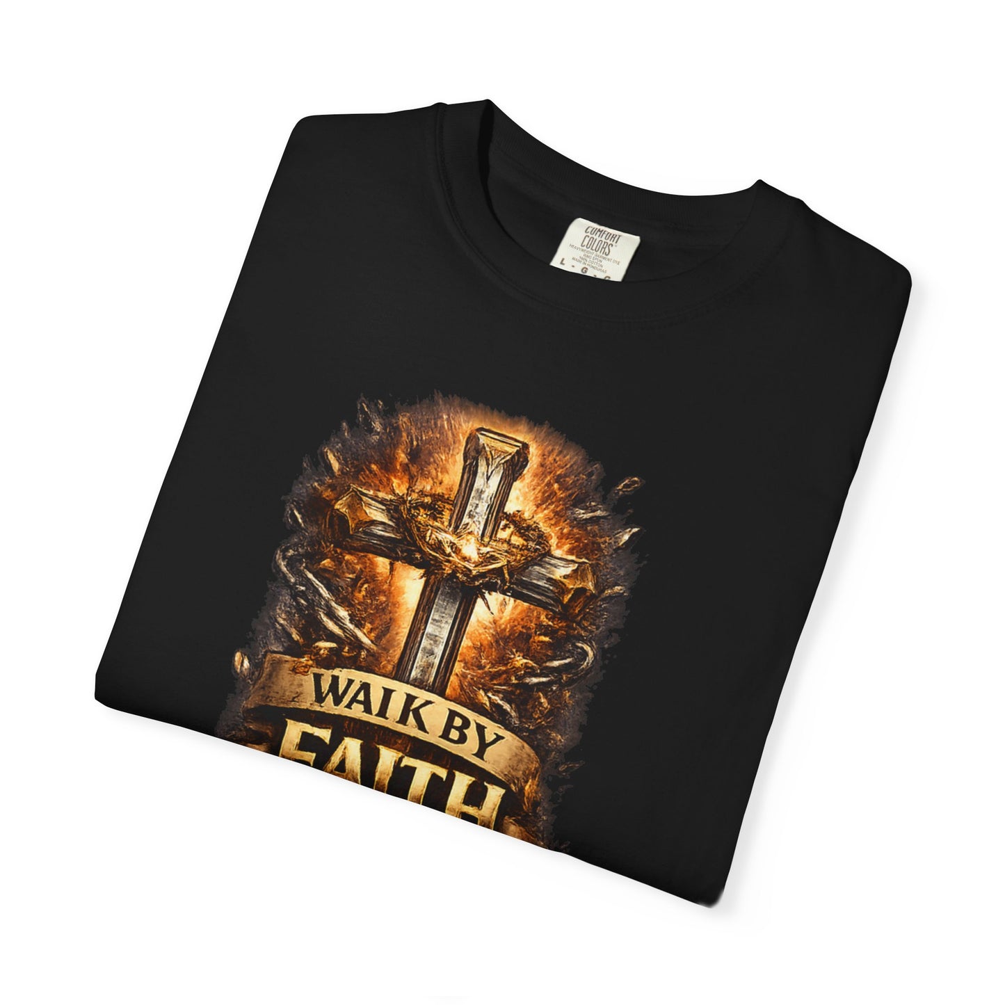 Walk By Faith T-Shirt — Christian Armor Graphic Tee
