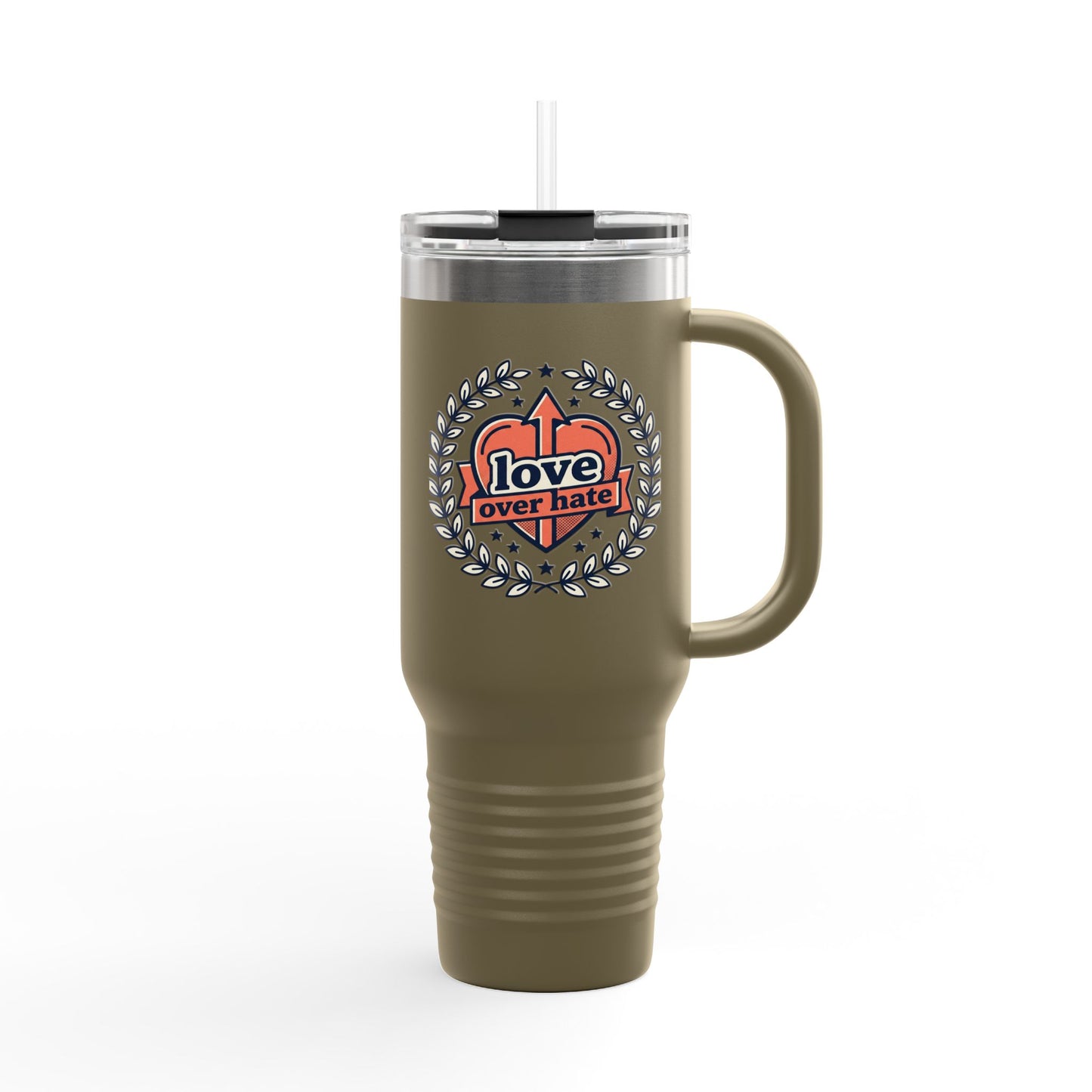 40oz Insulated Travel Mug — Multipack Sizes (White or Transparent)