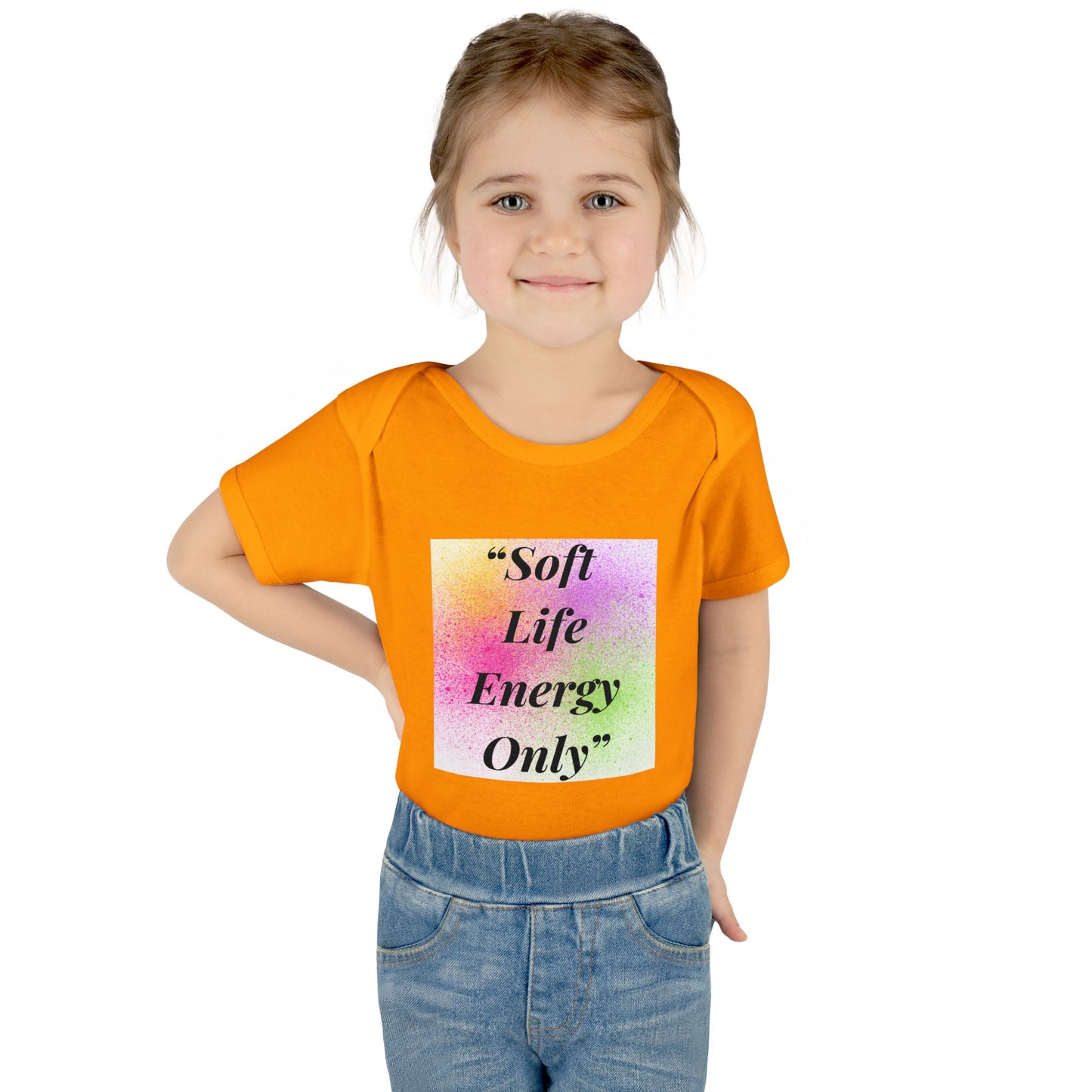 Cute Soft Life Energy Only Baby Bodysuit