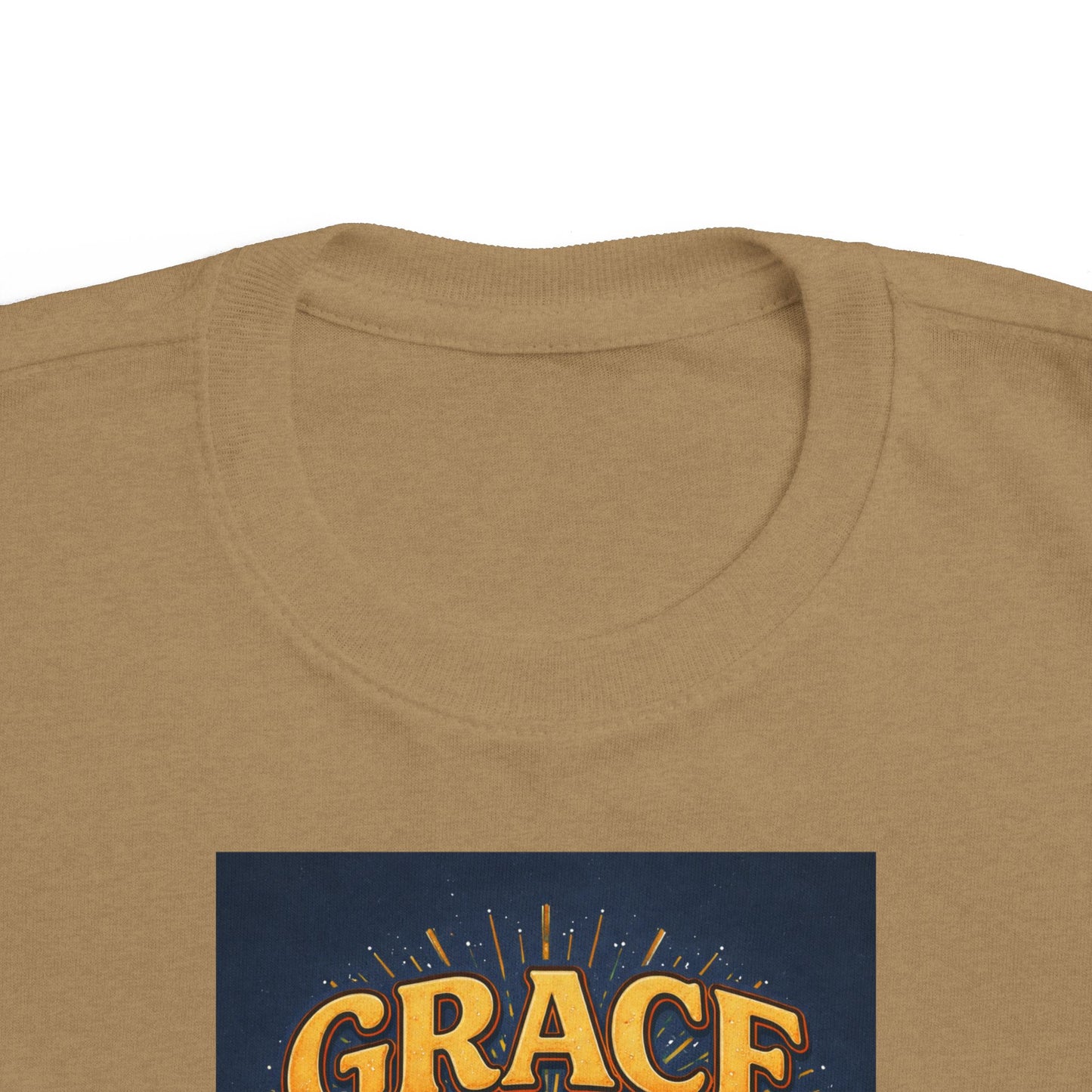 Grace Over Grind Retro Inspirational Toddler T-Shirt