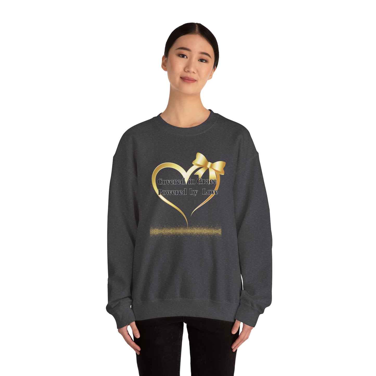 Our Queen Crewneck Sweatshirt — Gold Crown Graphic Pullover