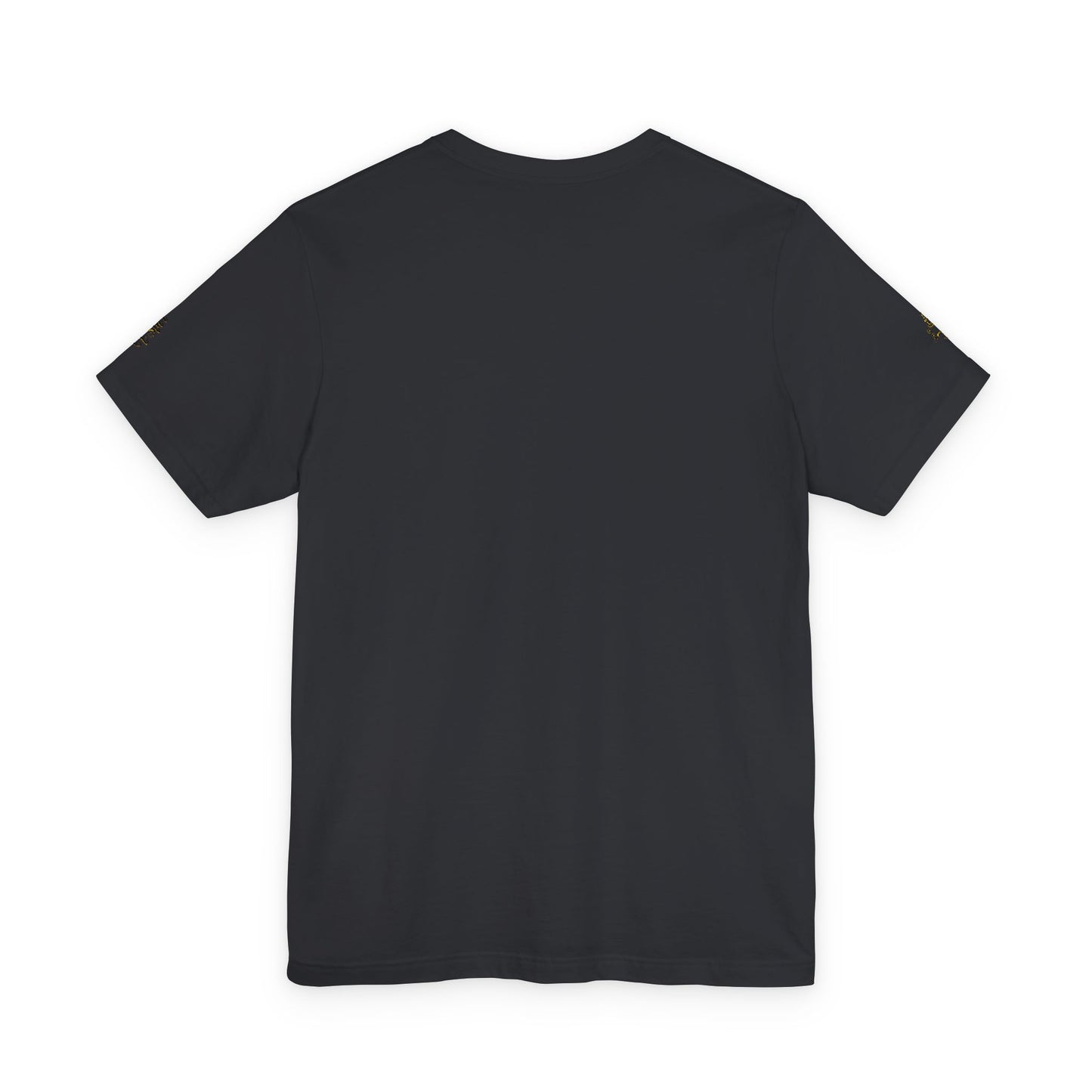 White Bee Graphic Tee — Small Chest & Sleeve Floral Bee Design