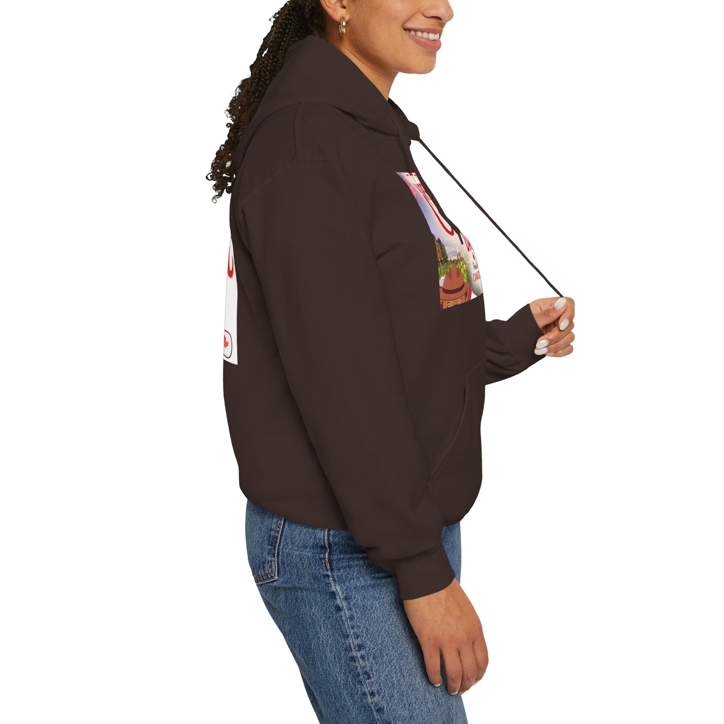 Canada Day Hoodie — "Happy Canada Day! Proud Canadian" Celebration Sweatshirt
