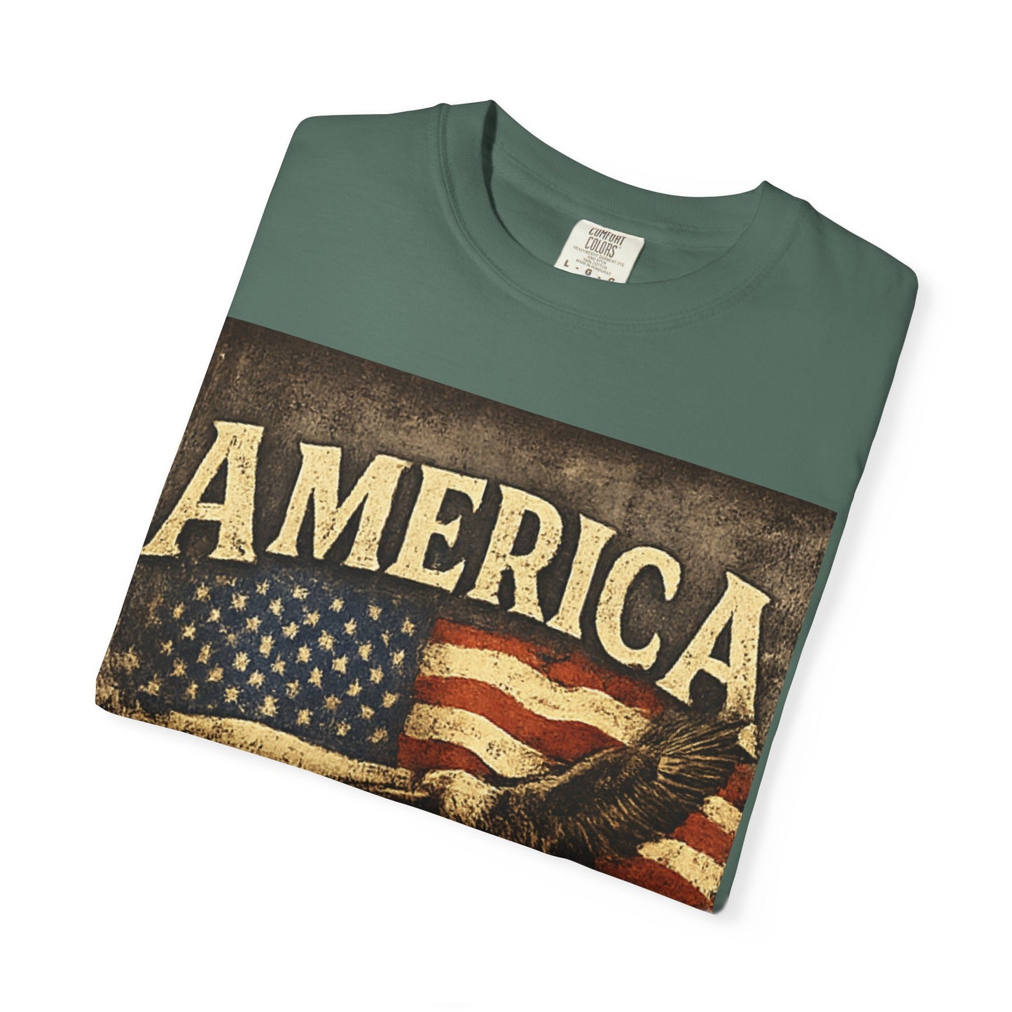 America 1776-2026 Vintage Flag Eagle T-shirt