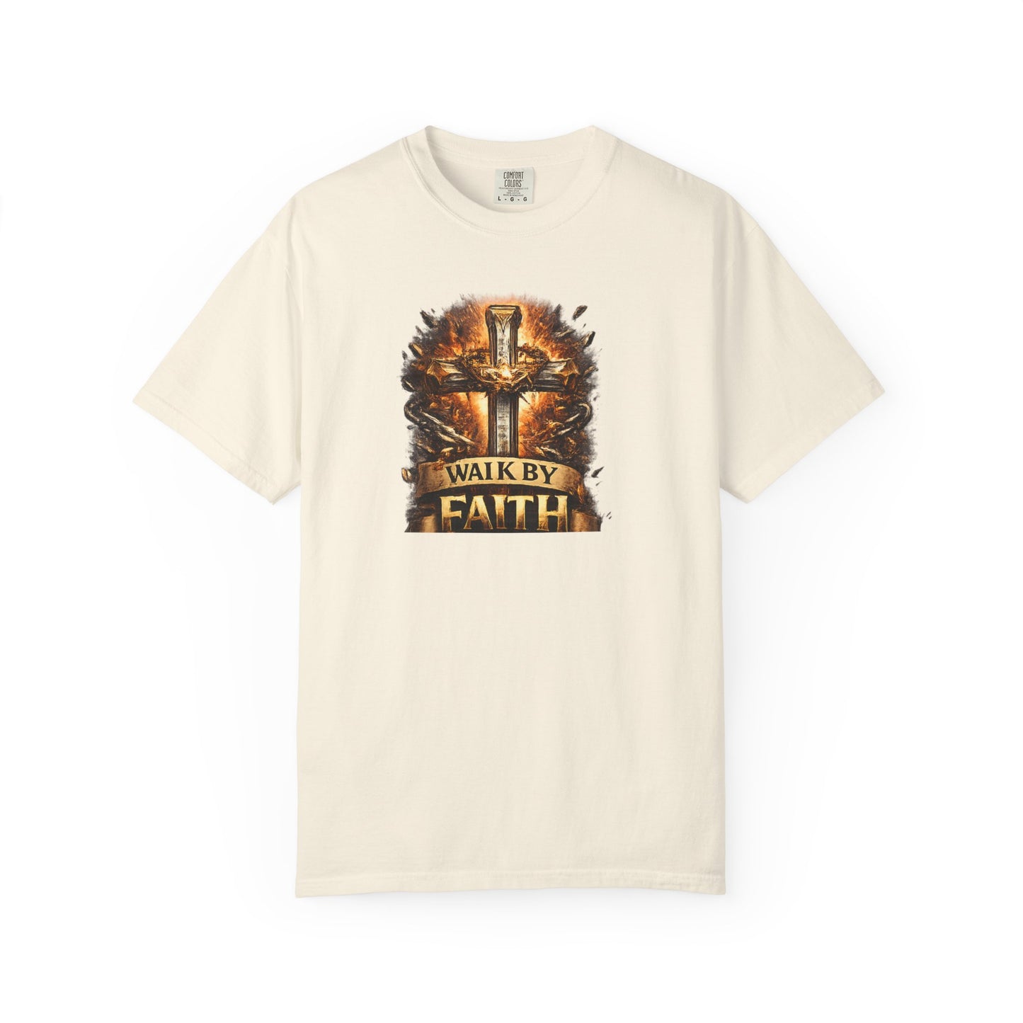 Walk By Faith T-Shirt — Christian Armor Graphic Tee