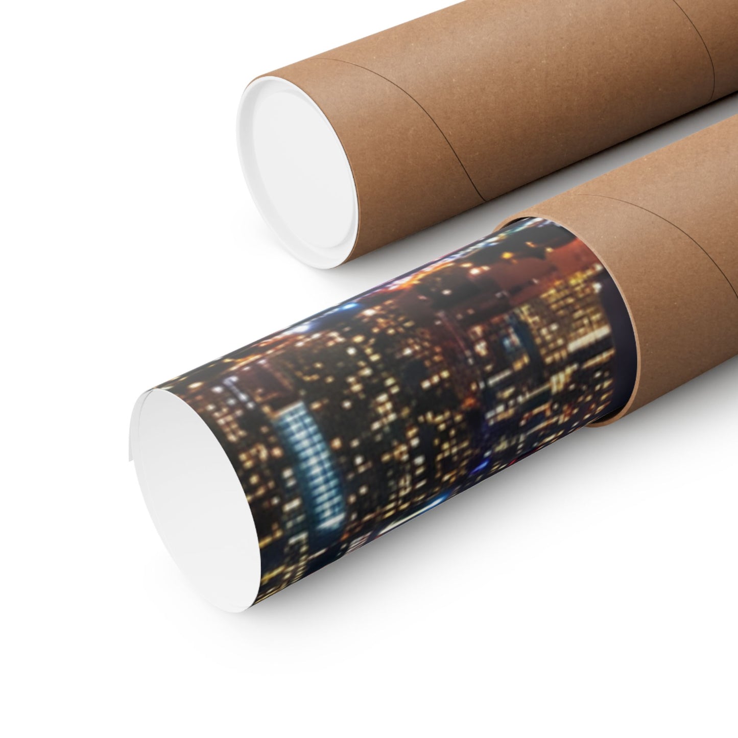 CN Tower Fireworks Matte Vertical Poster — Toronto Skyline Night Celebration Wall Art
