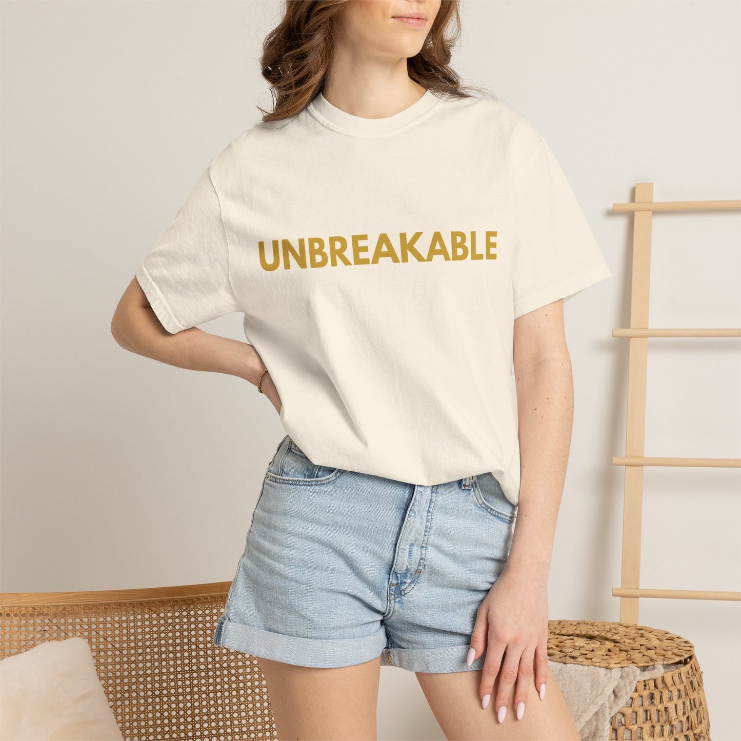 Resilience Tee — Minimalist Garment-Dyed T-Shirt for Calm Confidence