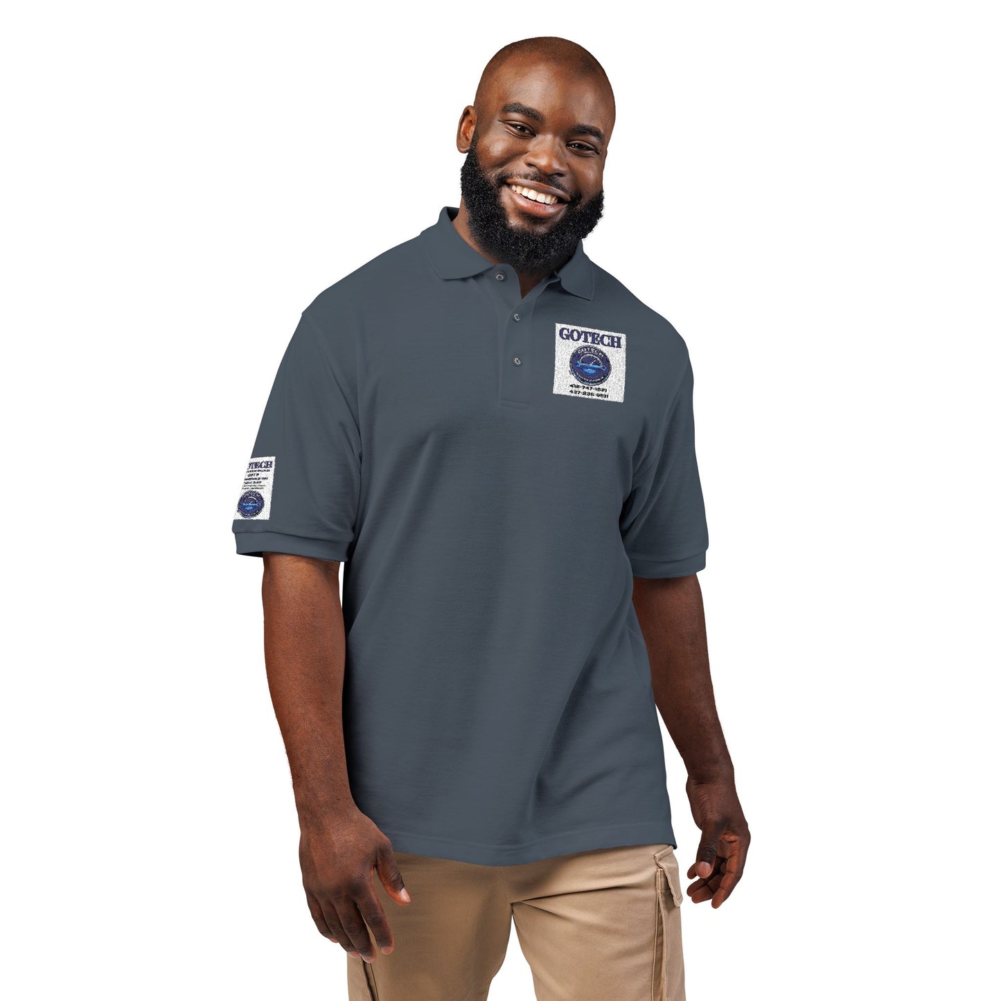 Embroidered Polo Shirt for Male and Female