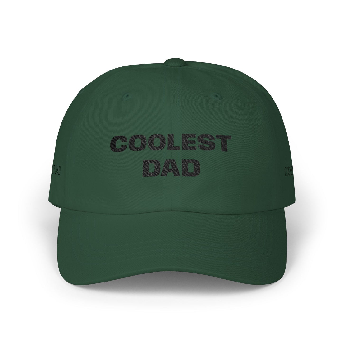 Coolest Dad Embroidered Cap — 'Coolest Dad' Front & 'EST 2007' Back