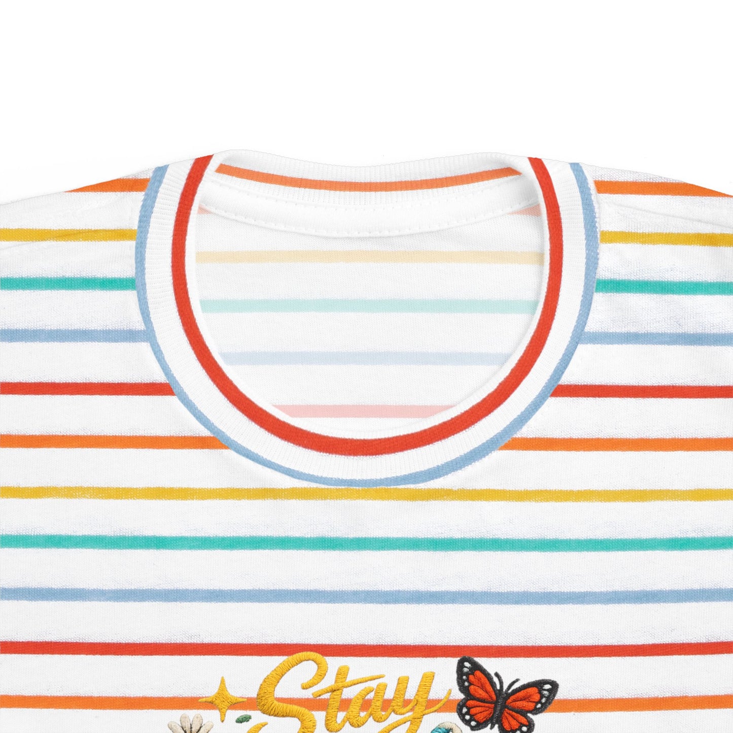 Dream Big Babe Toddler Tee | Retro Floral Butterfly Graphic