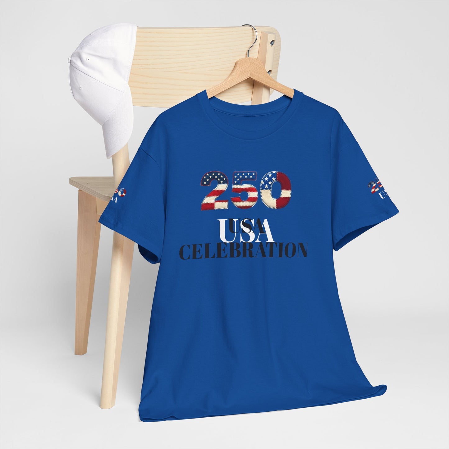 250 USA Celebration T‑Shirt — Patriotic 4th of July Tee
