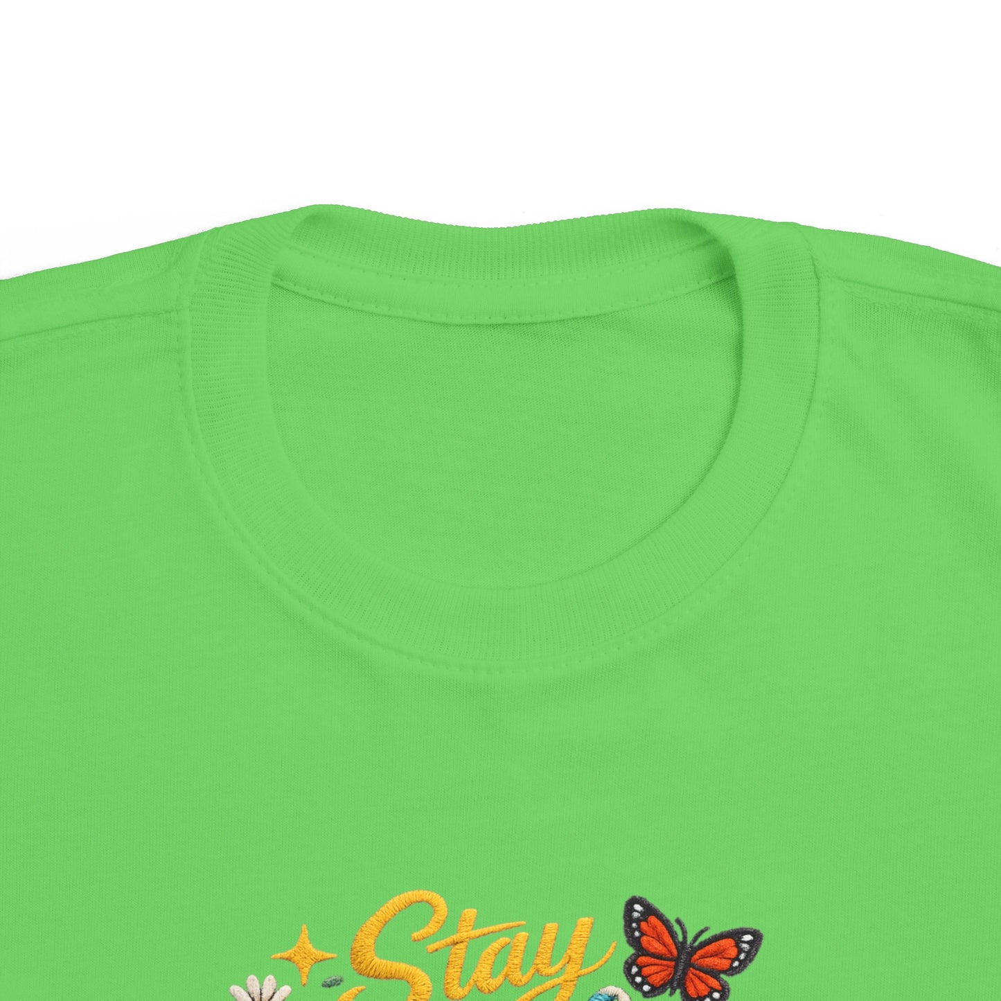 Dream Big Babe Toddler Tee | Retro Floral Butterfly Graphic