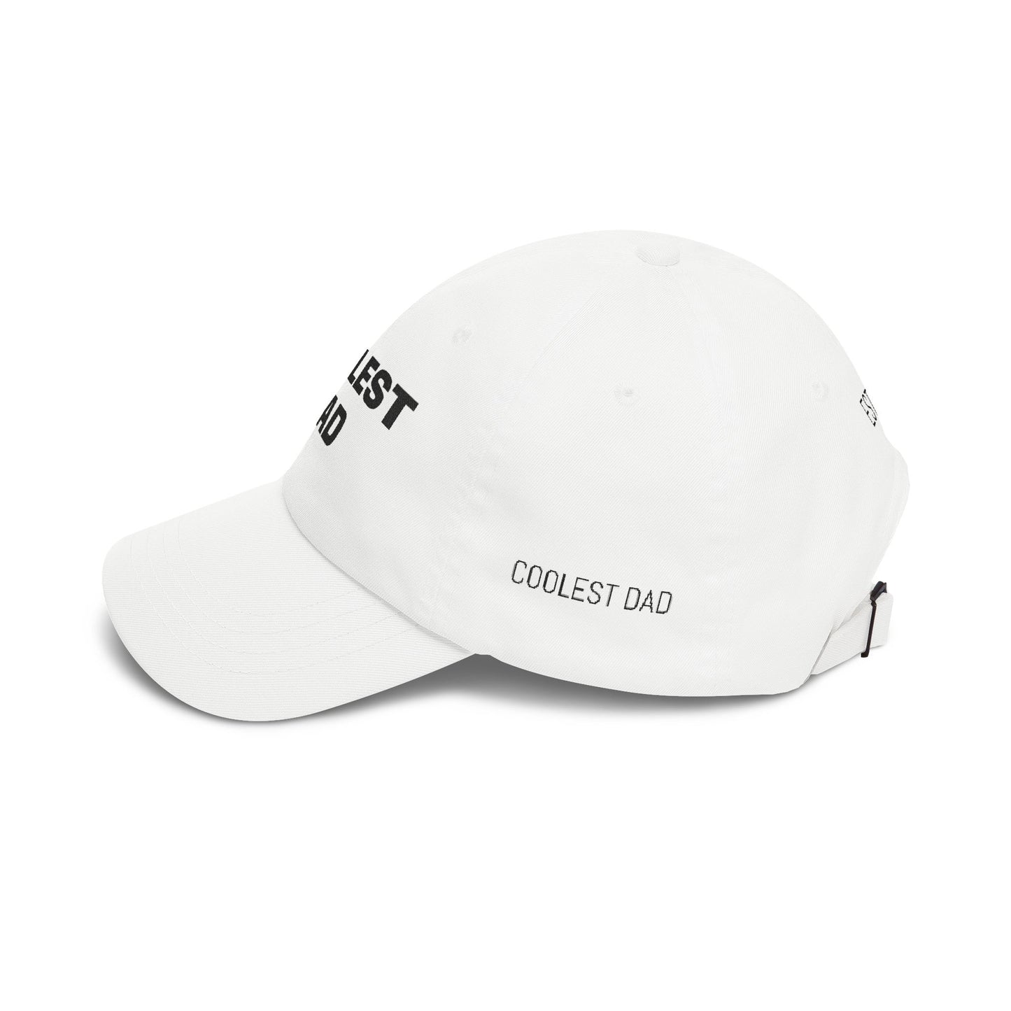 Coolest Dad Embroidered Cap — 'Coolest Dad' Front & 'EST 2007' Back