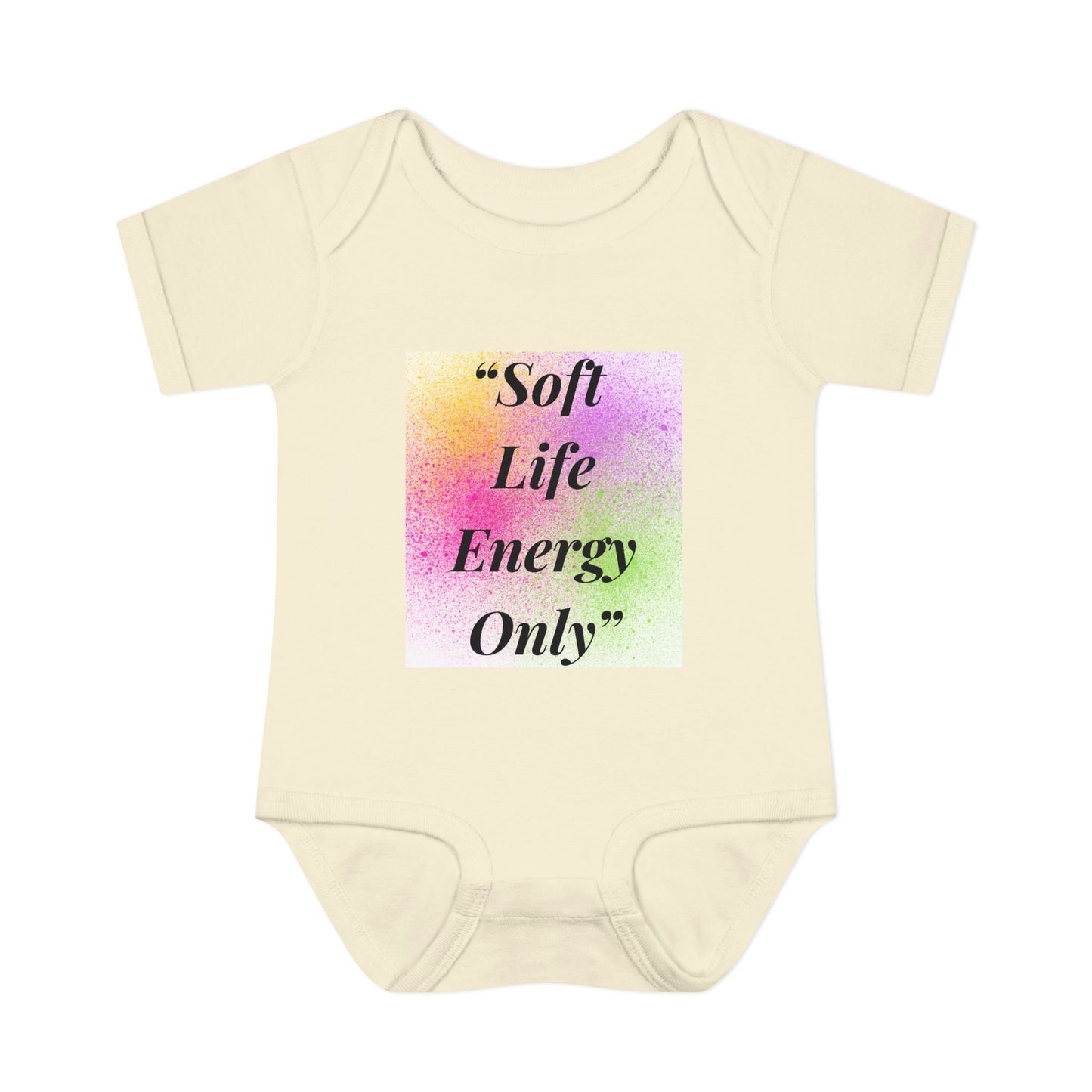 Cute Soft Life Energy Only Baby Bodysuit