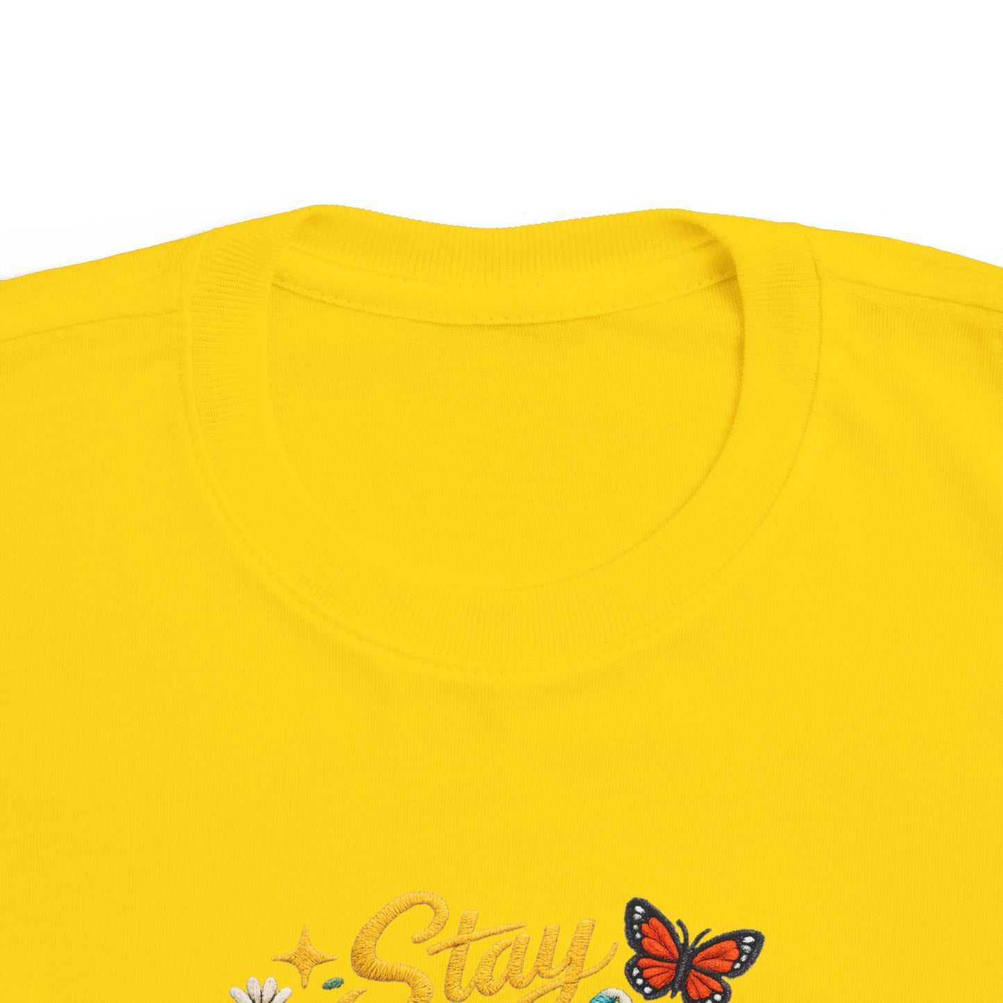 Dream Big Babe Toddler Tee | Retro Floral Butterfly Graphic