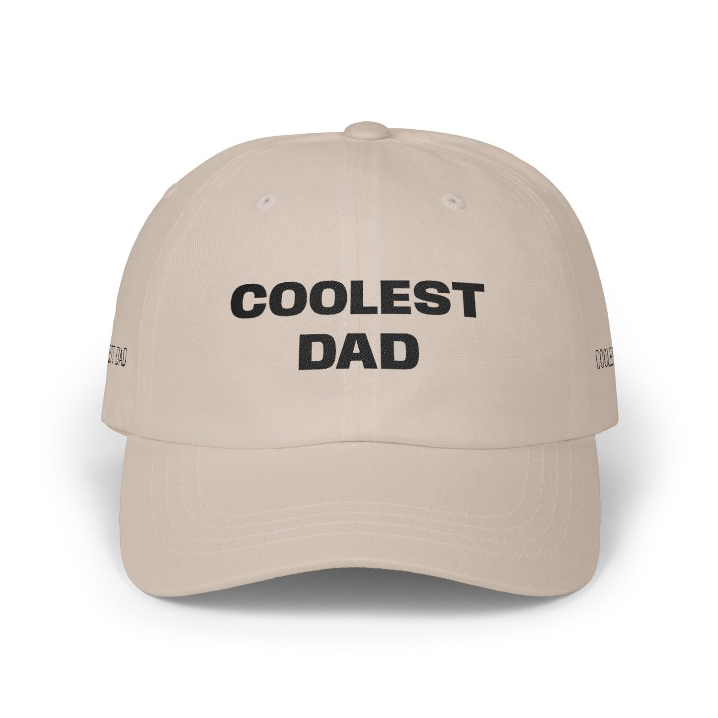 Coolest Dad Embroidered Cap — 'Coolest Dad' Front & 'EST 2007' Back