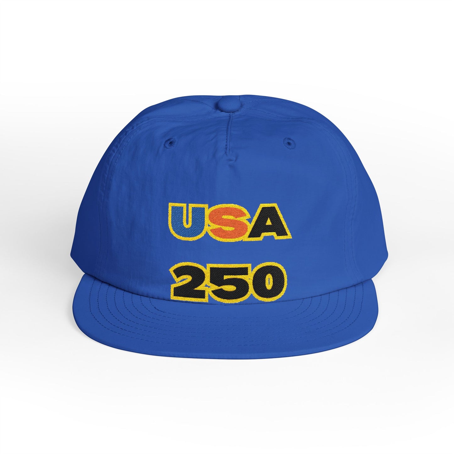 USA 250 Surf Cap | Embroidered Trucker Hat, White Snapback