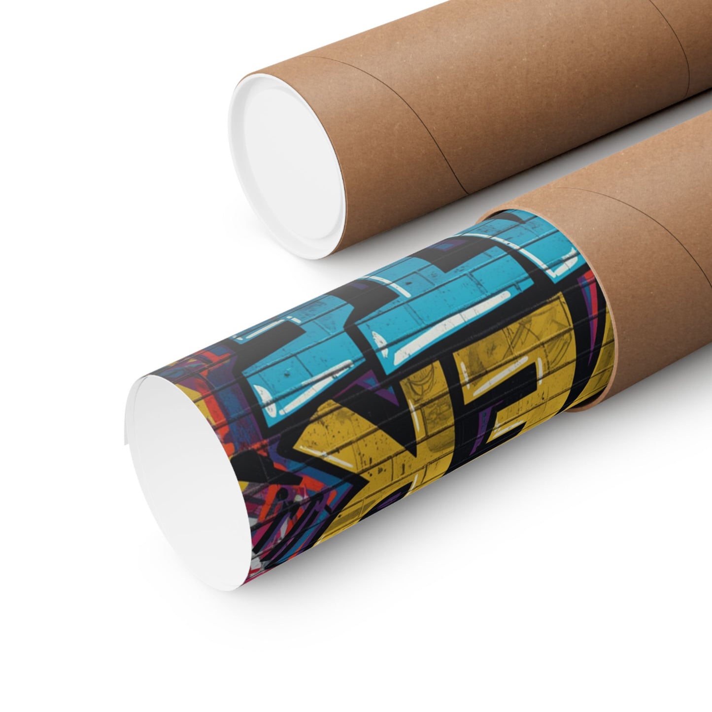 Love Over Hate Matte Poster — Bold Graffiti Street Art Wall Print