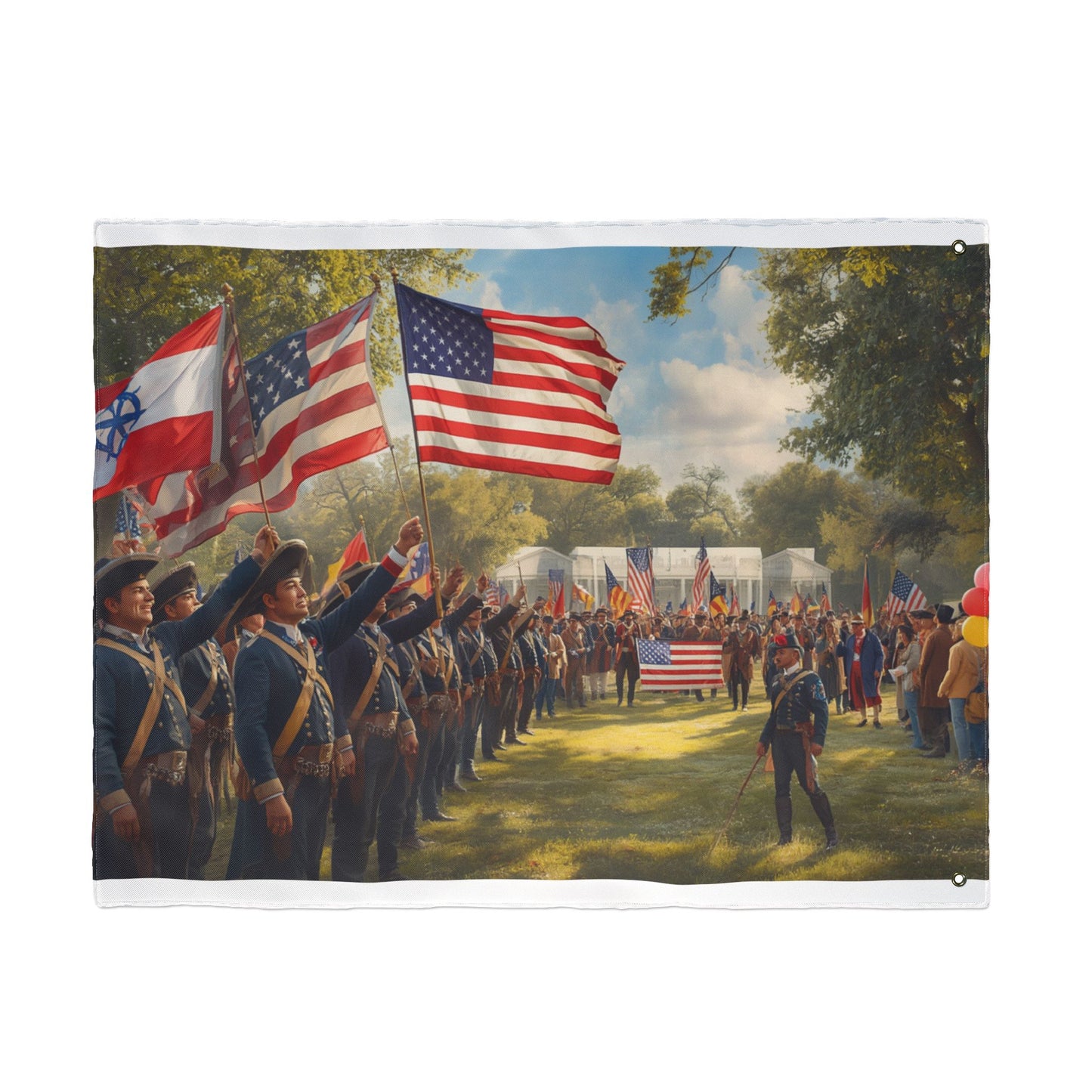 Historic usa flag