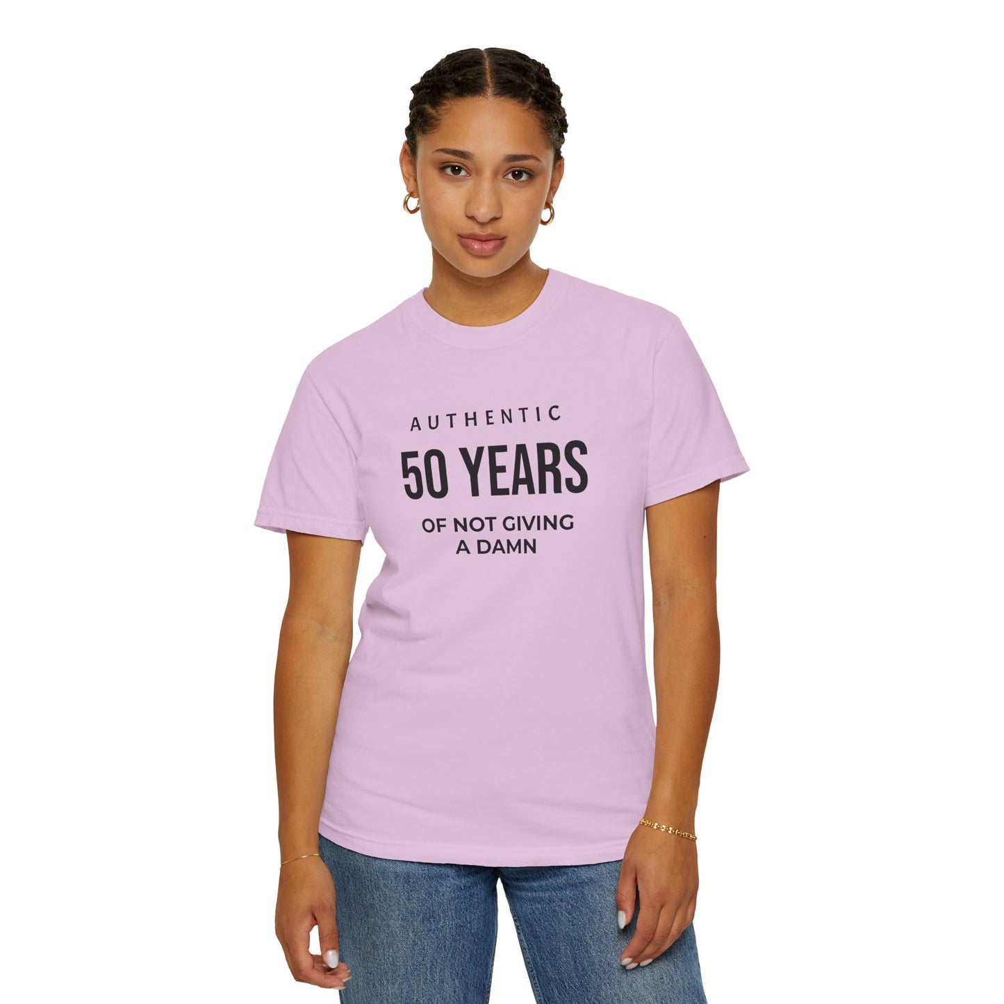 50 Years of Not Giving a Damn T-Shirt — Funny 50th Birthday Tee