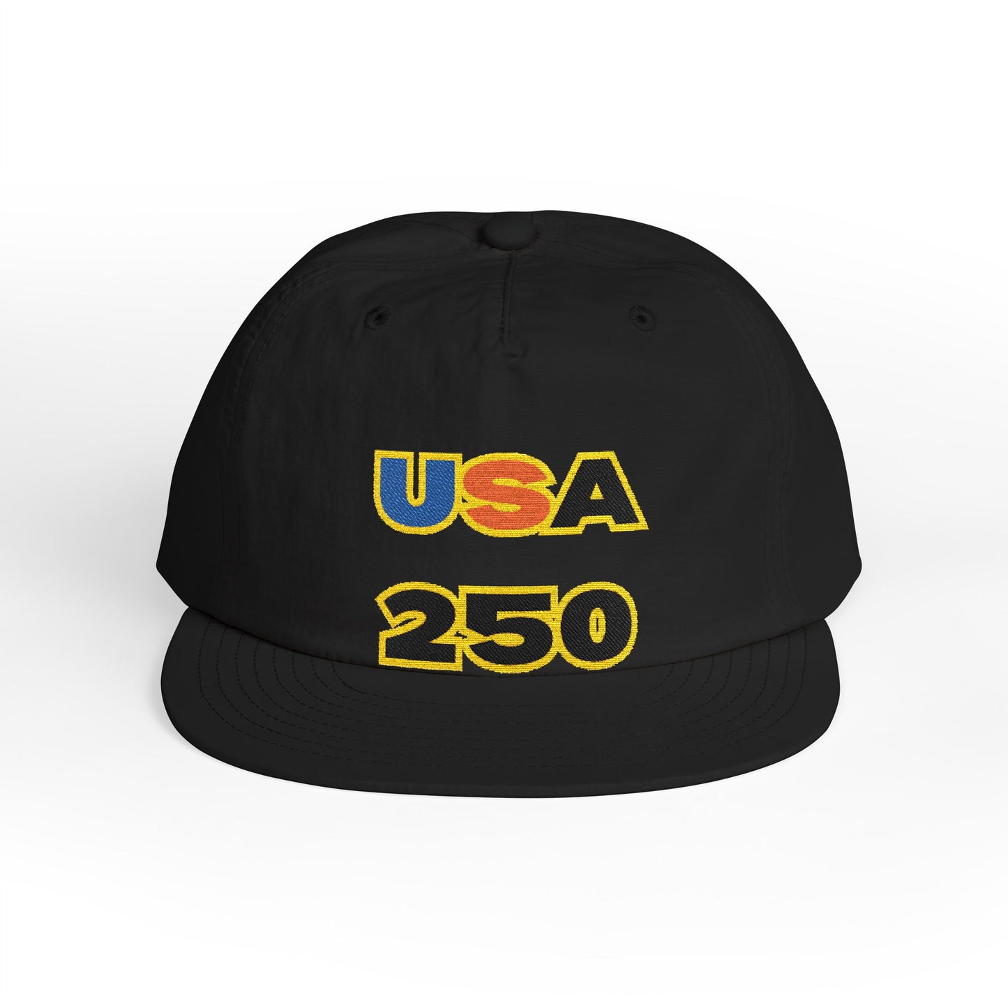 USA 250 Surf Cap | Embroidered Trucker Hat, White Snapback