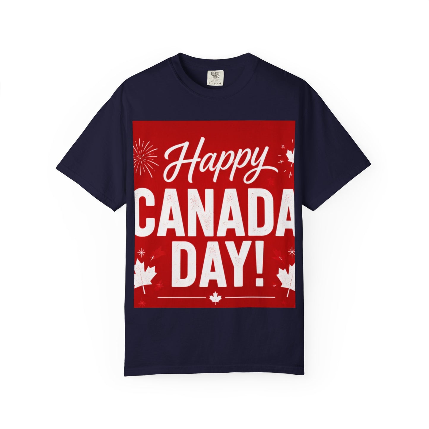 Happy Canada Day T-Shirt — Red Maple Leaf Canada Day Tee