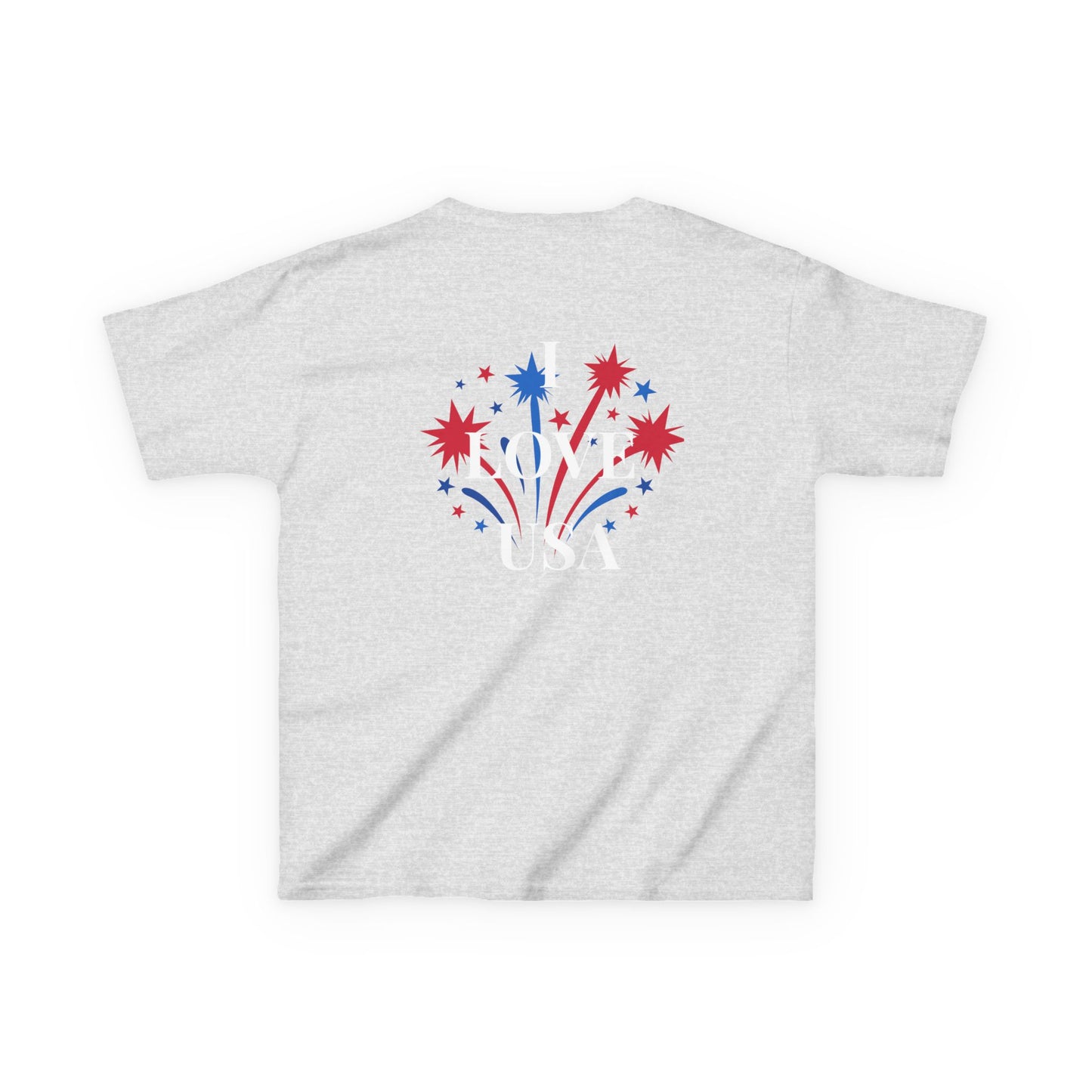 America 250 Kids Tee | Patriotic Fireworks Fourth of July Shirt