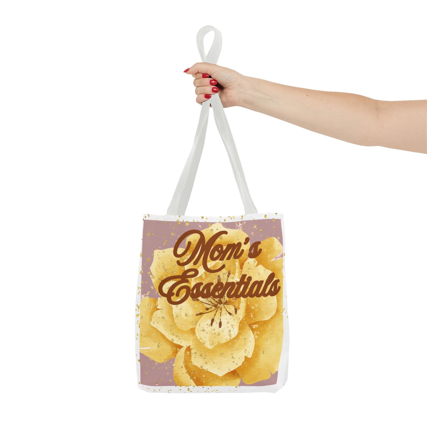 Mom Tote Bag | Mother’s Day Gift | Blush Pink Gold Minimal Tote | Everyday Mom Bag