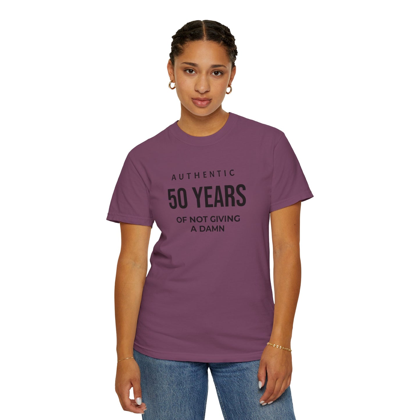 50 Years of Not Giving a Damn T-Shirt — Funny 50th Birthday Tee