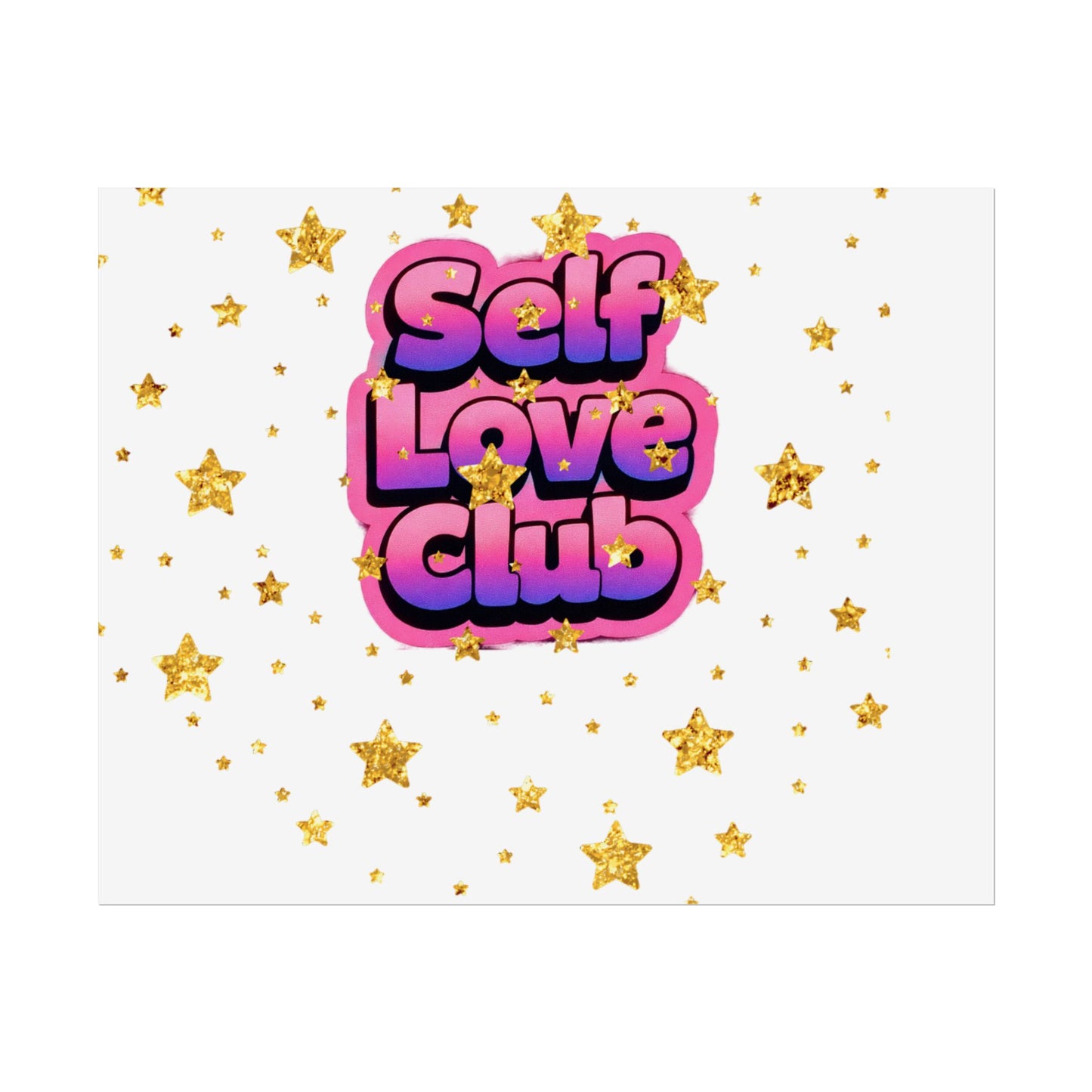 Self Love Club Poster FOR GIRLS