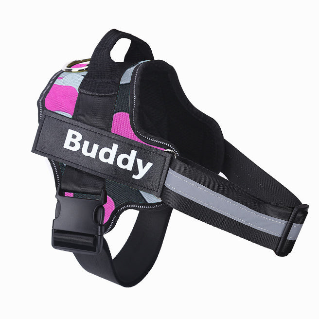 Personalized  NO PULL  Pet Harness Vest For Small Large Dog Custom Patch Pet Supplies