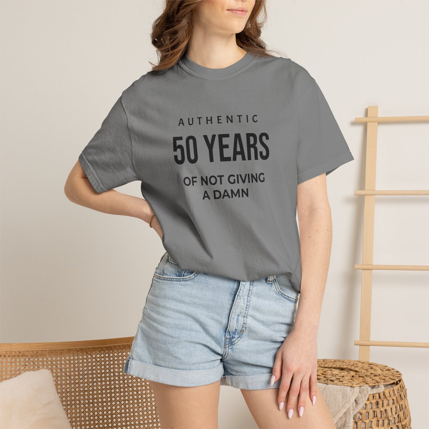 50 Years of Not Giving a Damn T-Shirt — Funny 50th Birthday Tee
