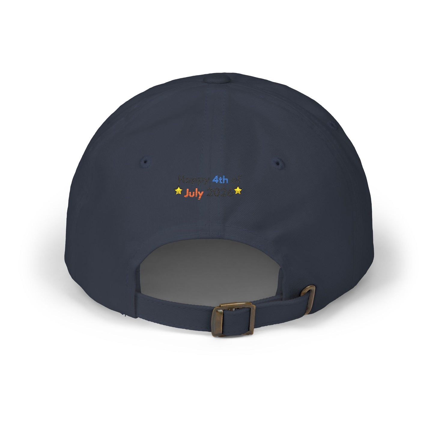 Happy 4th of July 2026 Dad Cap | Patriotic Embroidered Baseball Hat