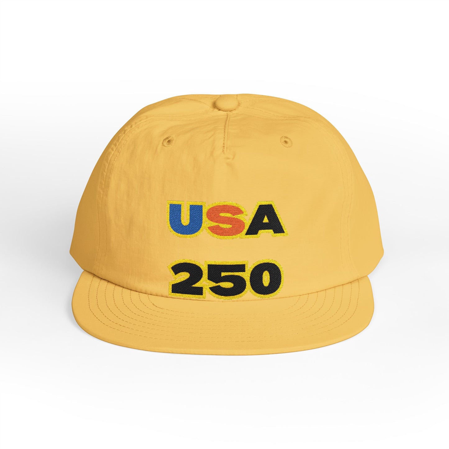 USA 250 Surf Cap | Embroidered Trucker Hat, White Snapback