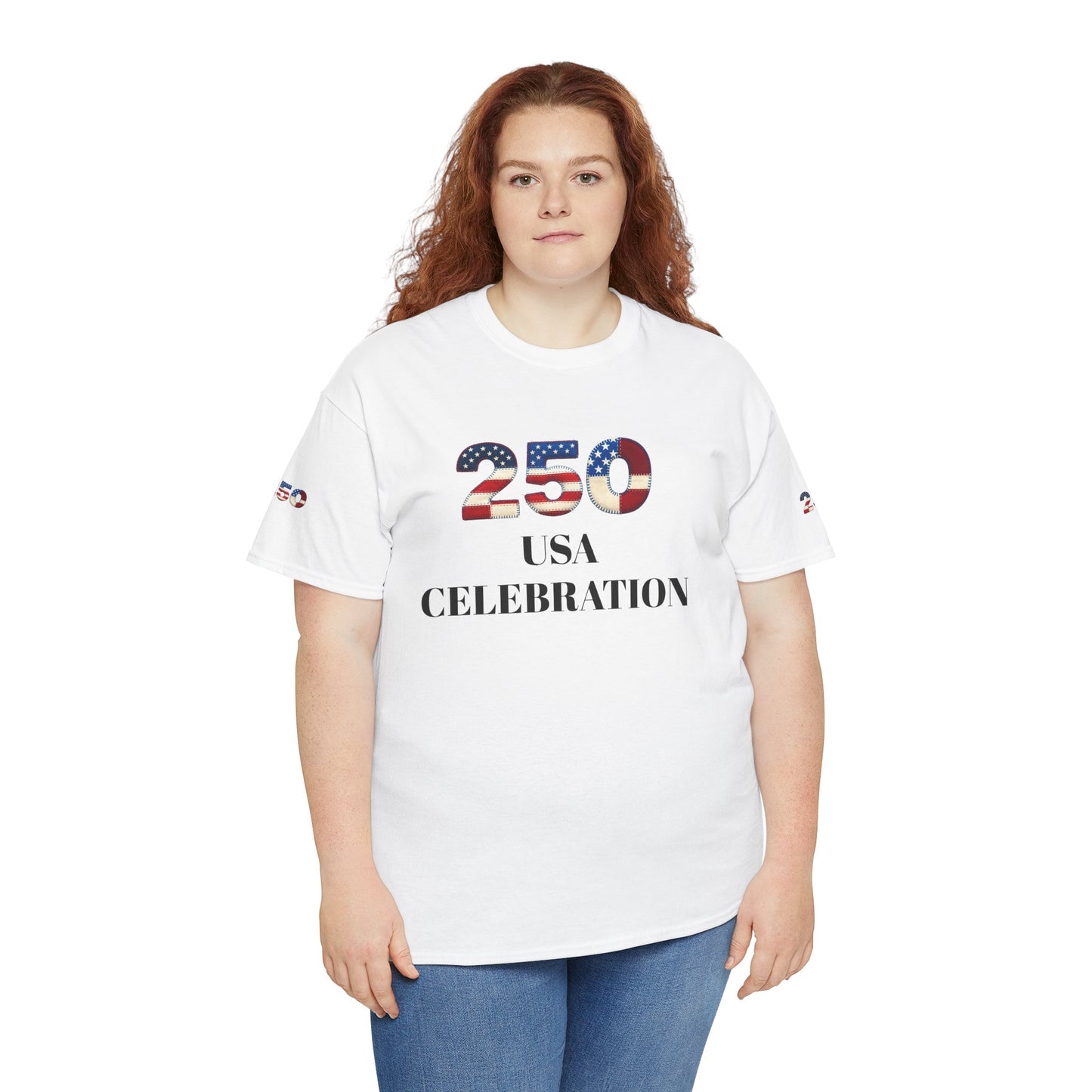250 USA Celebration T‑Shirt — Patriotic 4th of July Tee
