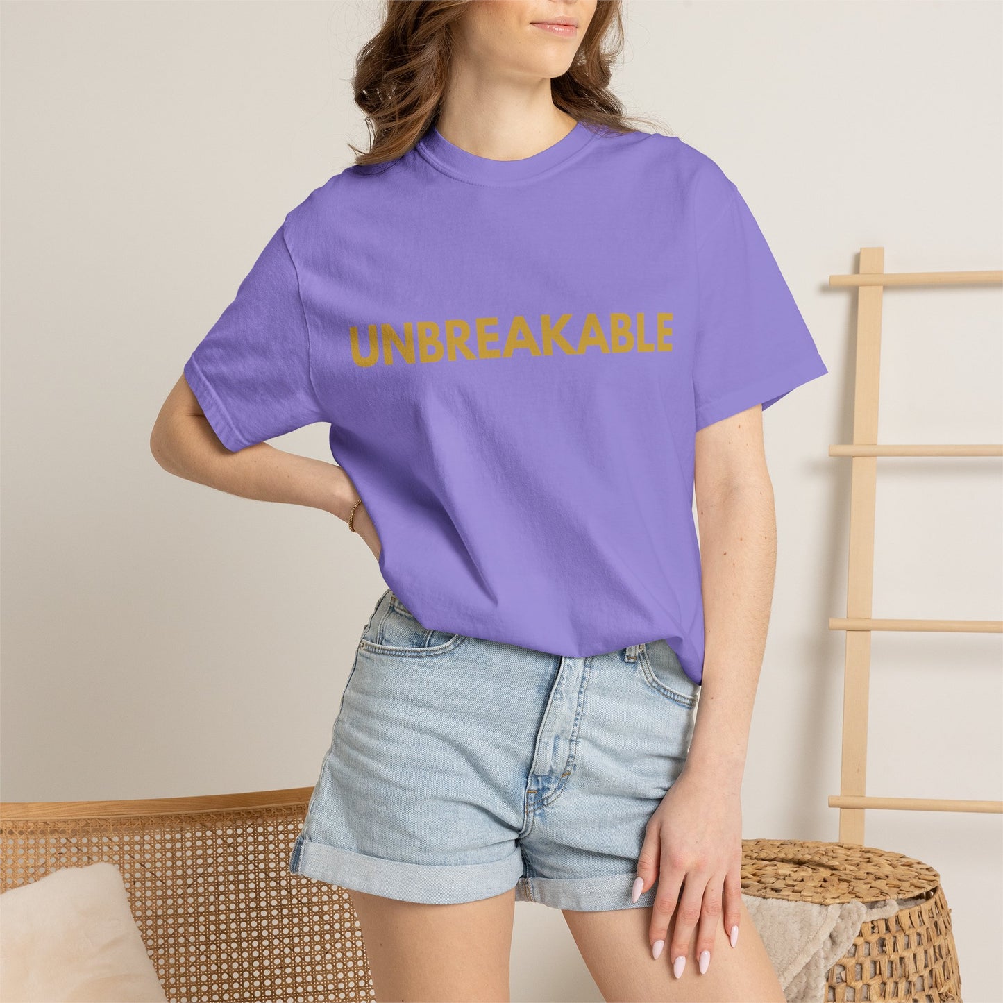 Resilience Tee — Minimalist Garment-Dyed T-Shirt for Calm Confidence