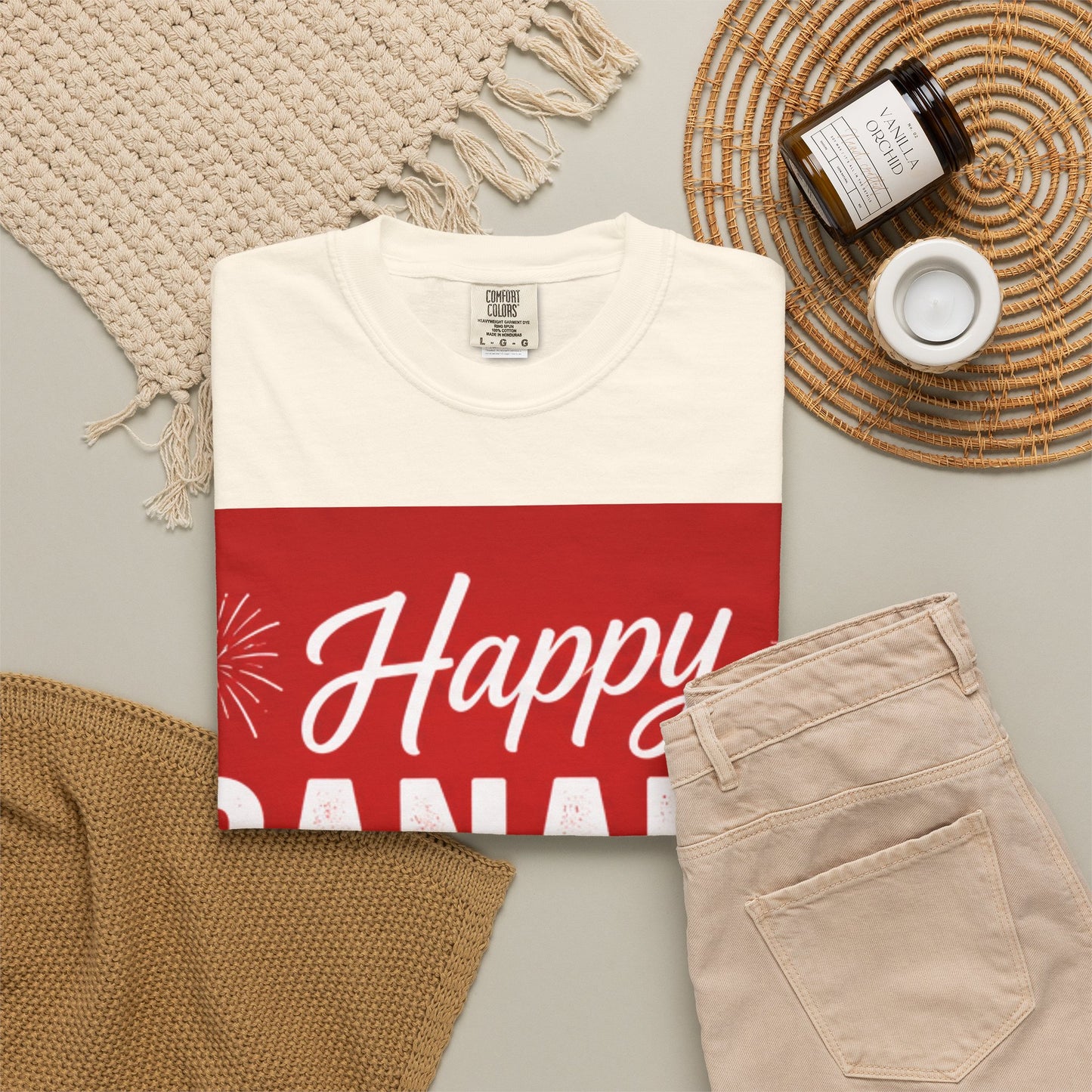 Happy Canada Day T-Shirt — Red Maple Leaf Canada Day Tee