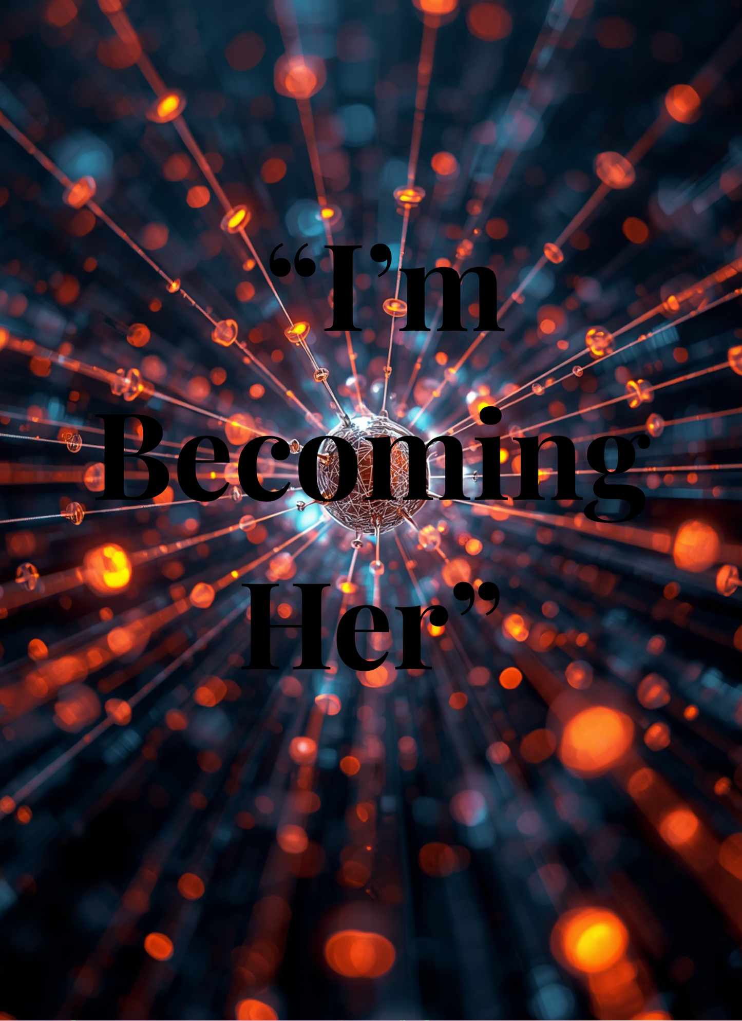 Rolled Poster — I’m Becoming Her Inspirational Wall Art