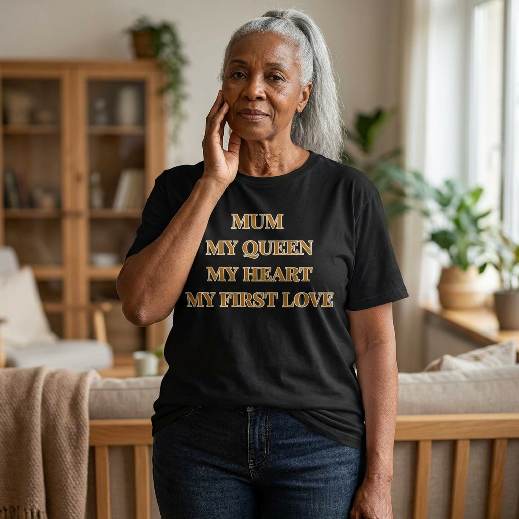 Mum My Queen My Heart My First Love T‑Shirt