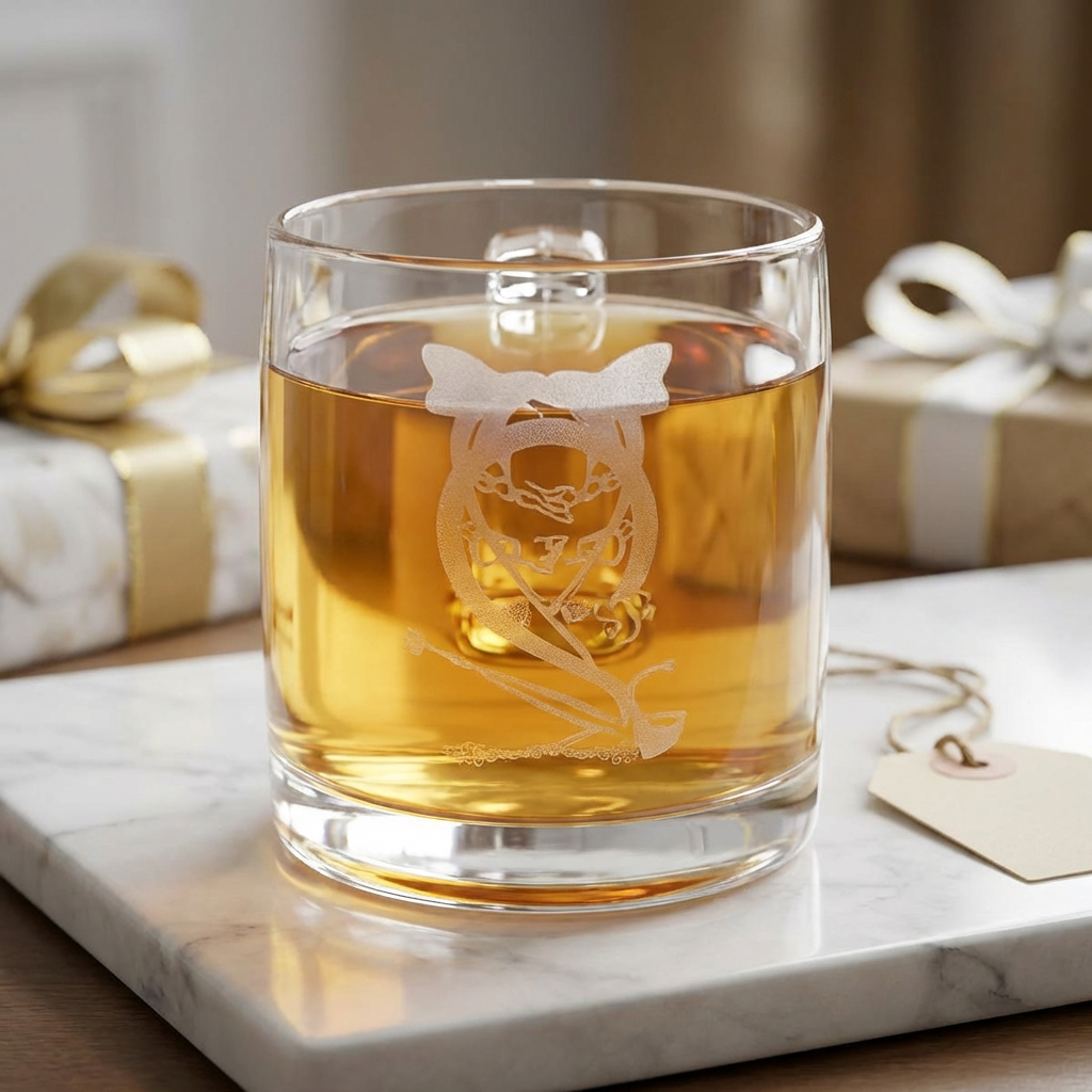 Glass Coffee Mug, 12.25oz (Engraving)