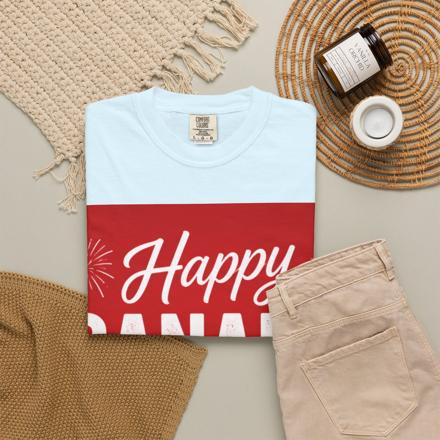 Happy Canada Day T-Shirt — Red Maple Leaf Canada Day Tee