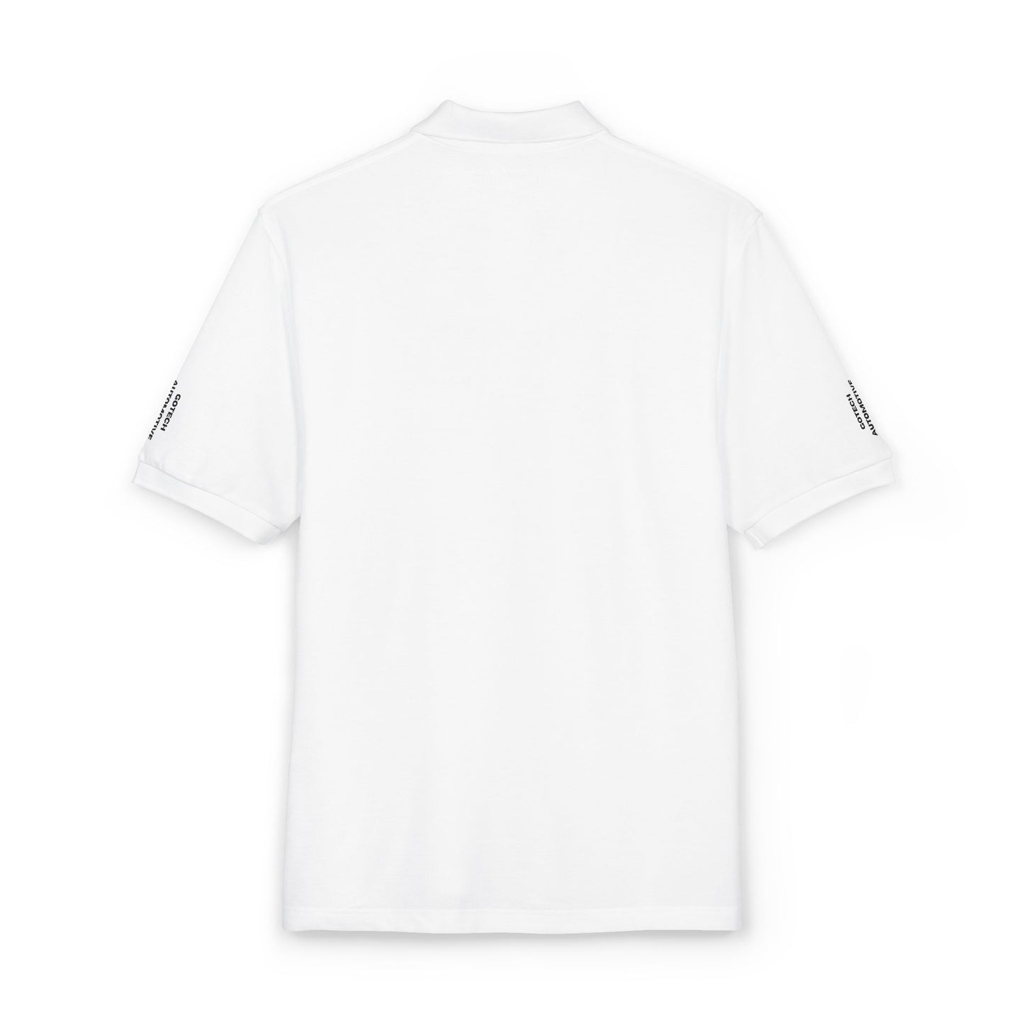 Embroidered Blue Ripple Logo Polo