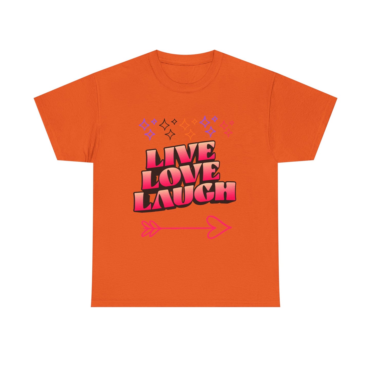 Live Love Laugh Women's Tee — Inspirational Graphic T-Shirt