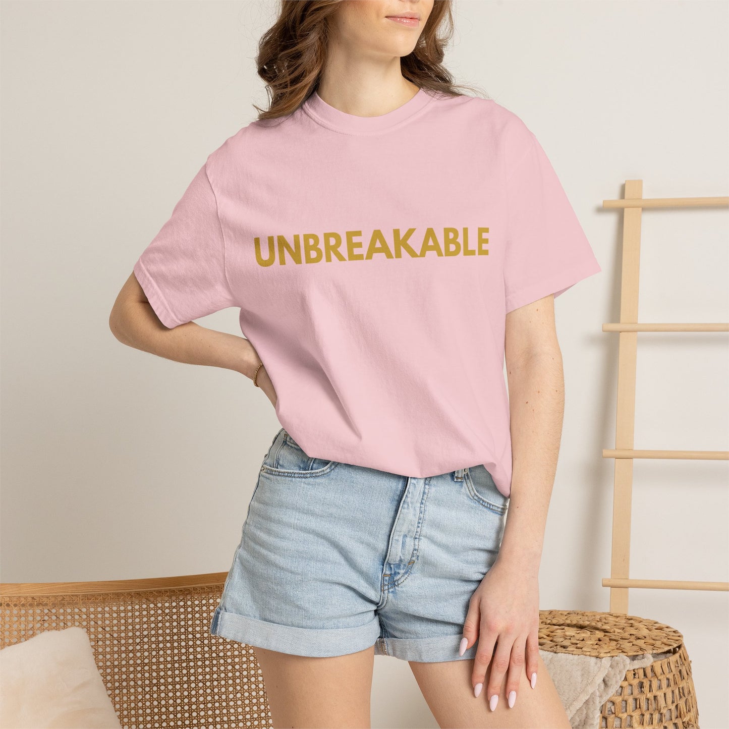 Resilience Tee — Minimalist Garment-Dyed T-Shirt for Calm Confidence