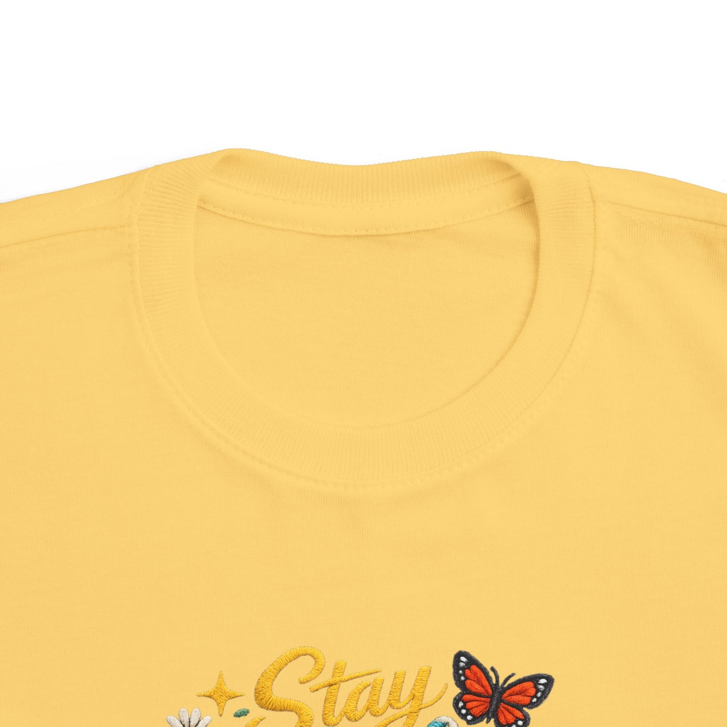 Dream Big Babe Toddler Tee | Retro Floral Butterfly Graphic