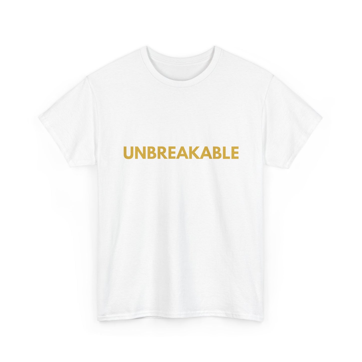 Unbreakable Tee — Minimal Bold Statement T‑Shirt
