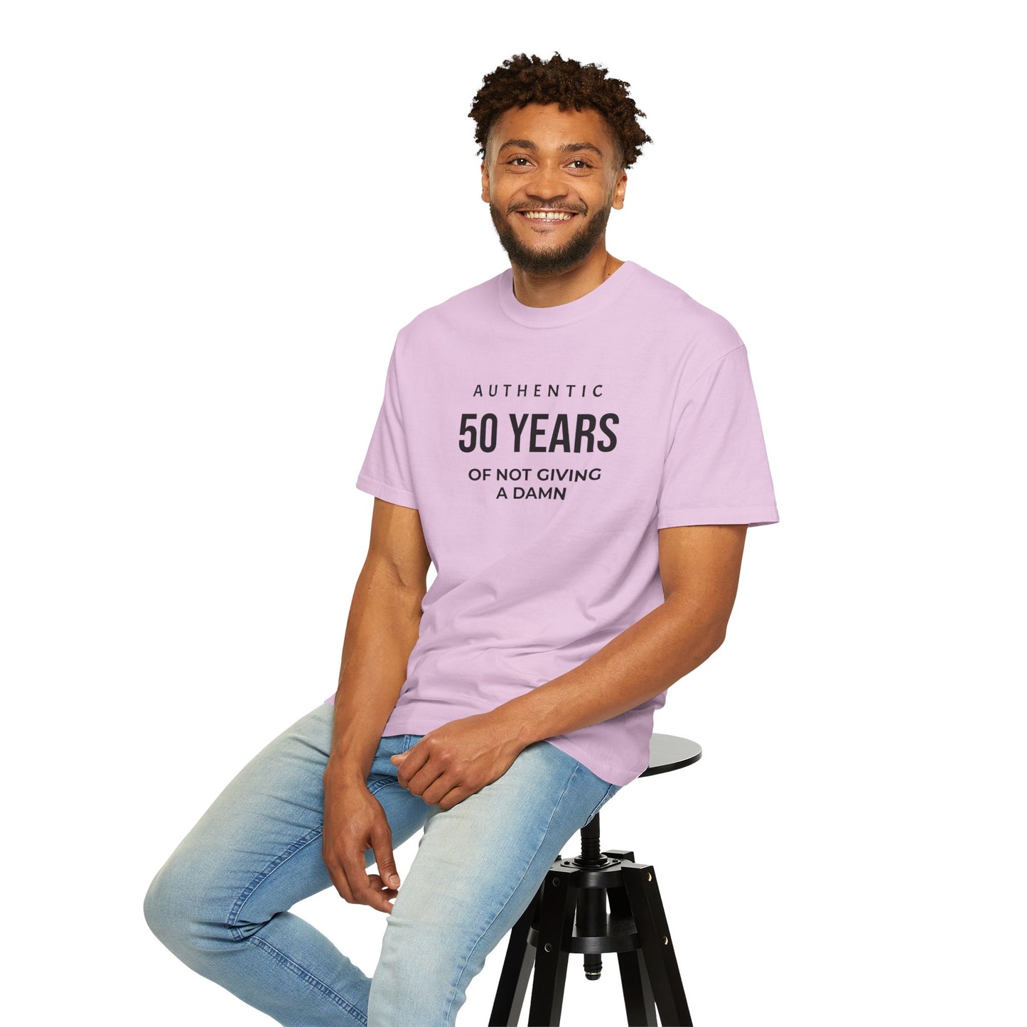 50 Years of Not Giving a Damn T-Shirt — Funny 50th Birthday Tee