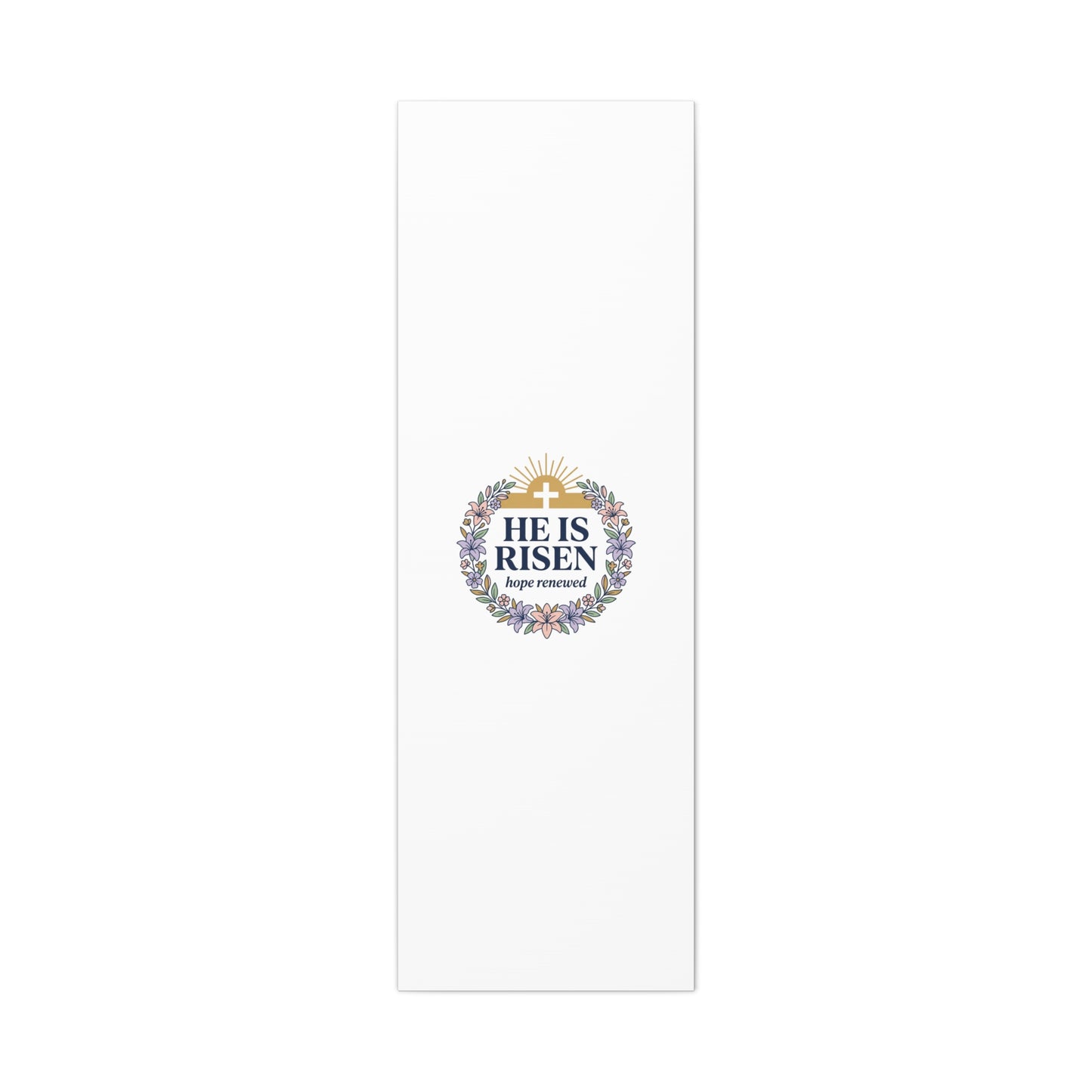 He Is Risen Canvas | Christian Easter Wall Art, Resurrection Scripture