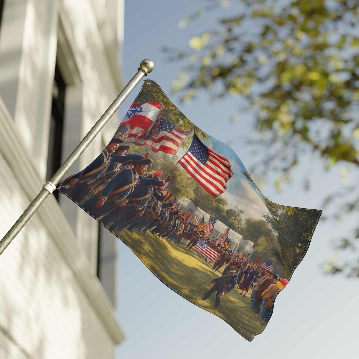 Historic usa flag