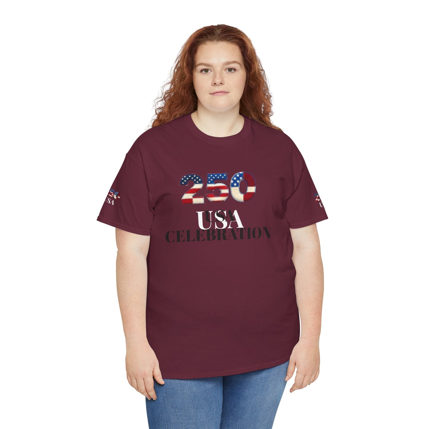 250 USA Celebration T‑Shirt — Patriotic 4th of July Tee